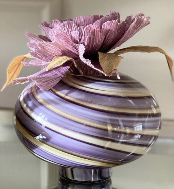 Eden Outcast Twirl vase Purple