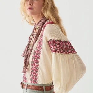 Dion Blouse – Red Wine - Billede 3