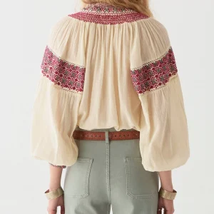 Dion Blouse – Red Wine - Billede 4