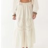 Luisa Skirt White Lilies