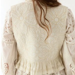 Sandro Vest Tesela Ivory back