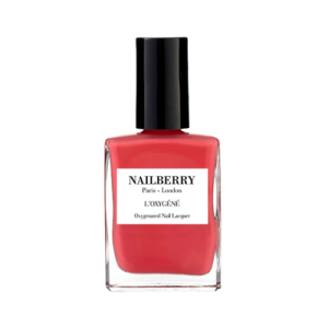 Koralfarvet åndbar neglelak fra Nailberry