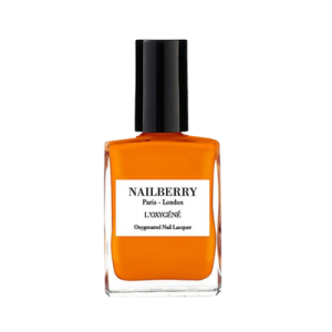 Orange åndbar neglelak fra Nailberry