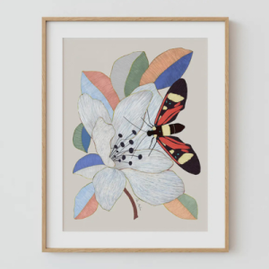 Magnolia Blomst Kunsttryk af El buen limón