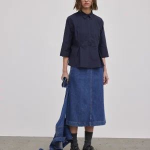 ESNicole Denim Skirt – Blue Denim