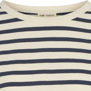 Alternative view of ESSigne LS Striped Top – Blue Nights
