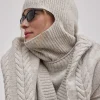 ESElida Balaclava GOTS - Sand Melange fra Esmé Studios