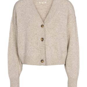 ESElida Knit Cardigan GOTS - Sand Melange fra Esmé Studios
