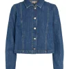 ESNicole Denim Shirt Jacket - Blue denim