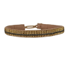 Ibu Gold Stripe Gunmetal Bracelet