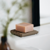 ceramic soap tray small _TAUPE 8 x 10 cm fra Amalie Rosalie