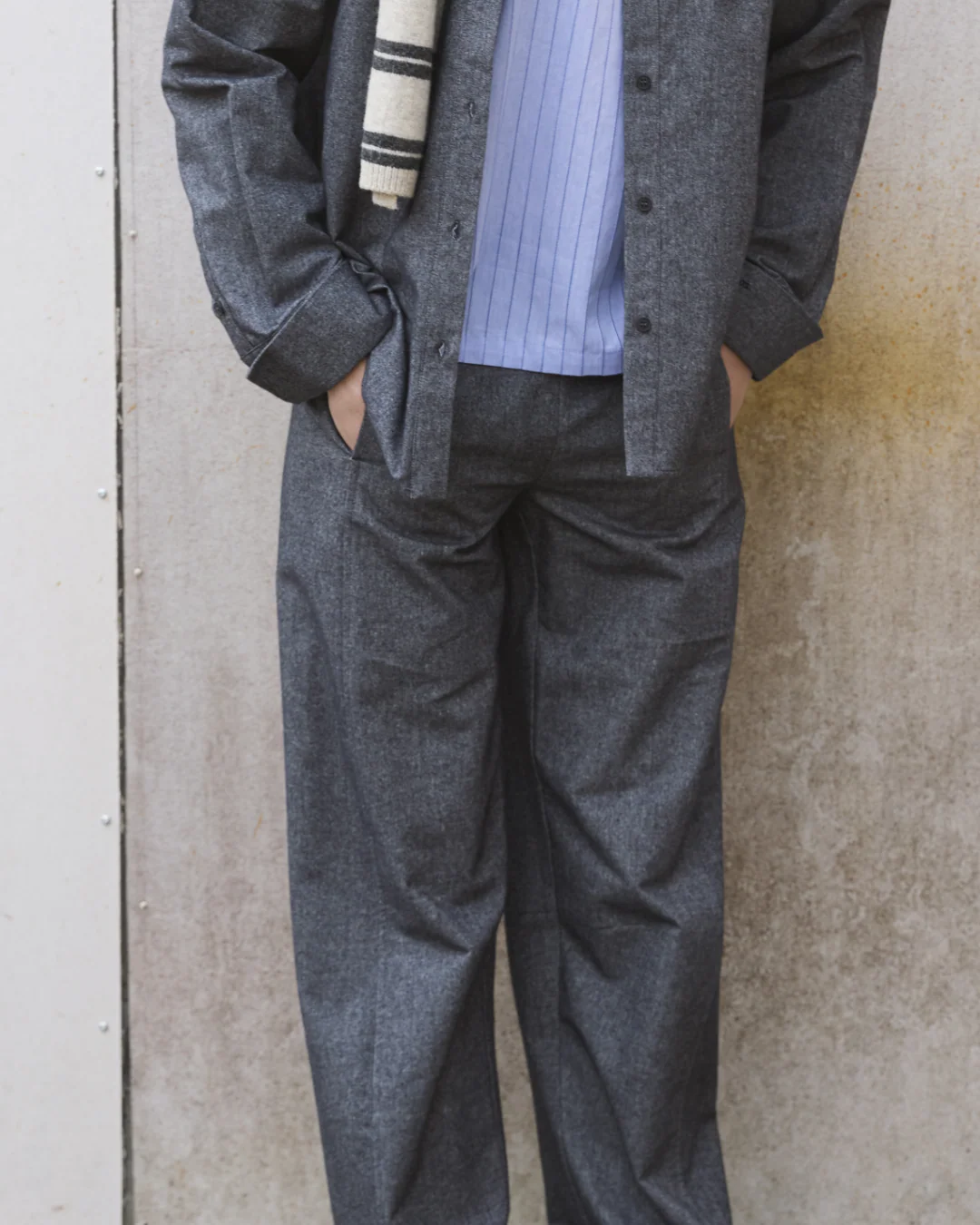 ESSvea Pants - Black Mélange fra esmé studios