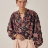 Luna Blouse Wild Iris Night fra Maison Hotel