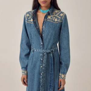 Amelia Dress Arizona Blue Haze fra Maison Hotel