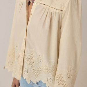 Arbind Blouse Daybloom Ivory fra Maison Hotel