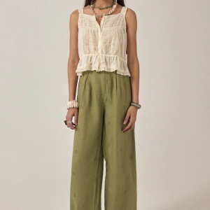 Otto Pant Linen Twist Moss