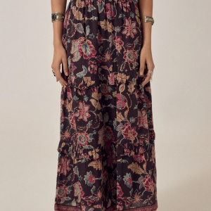 Lea Skirt Wild Iris Night fra Maison Hotel