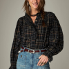 Coco Blouse – Noir Plaid | Maison Hotel